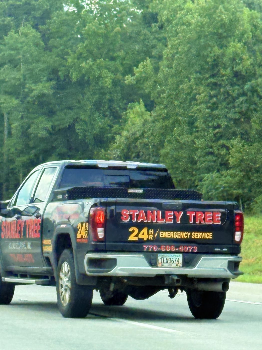 Stanley Tree 24-hour emergency truck